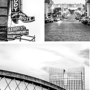 Fort Worth - Three Pack in Black and White