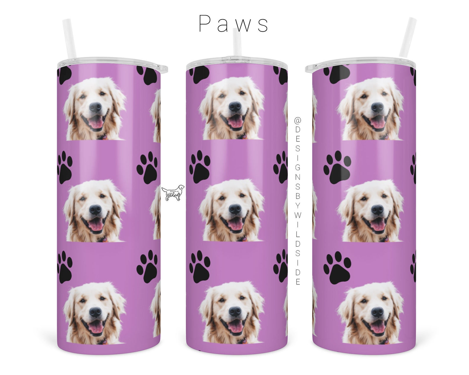 Custom Tumbler Custom Dog Tumbler Stainless Steel Tumbler Etsy