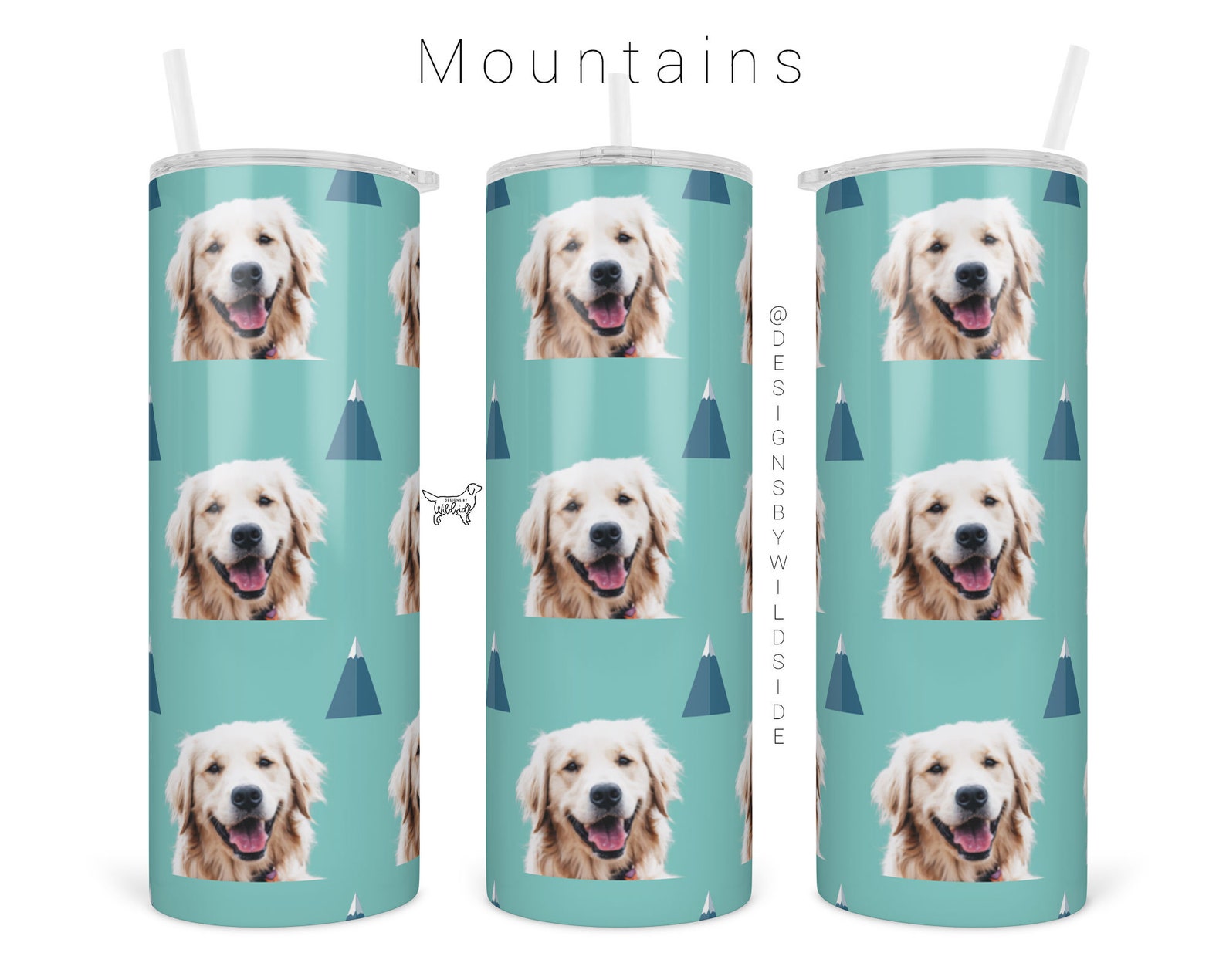 Custom Tumbler Custom Dog Tumbler Stainless Steel Tumbler Etsy