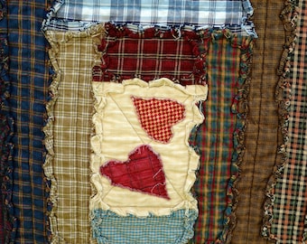 Raw Edge Log Cabin Quilt Pattern by Rosemary Makhan