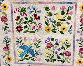 Nature's Garden Four Block Patterns by Rosemary Makhan