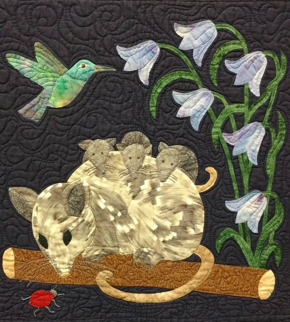 Woodland Creatures Collector Series #9 Opossums Pattern by Rosemary Makhan