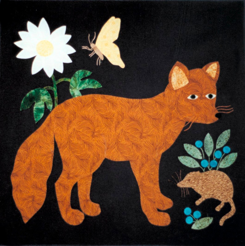 Woodland Creatures Collector Quilt Animal Patterns by Rosemary Etsy