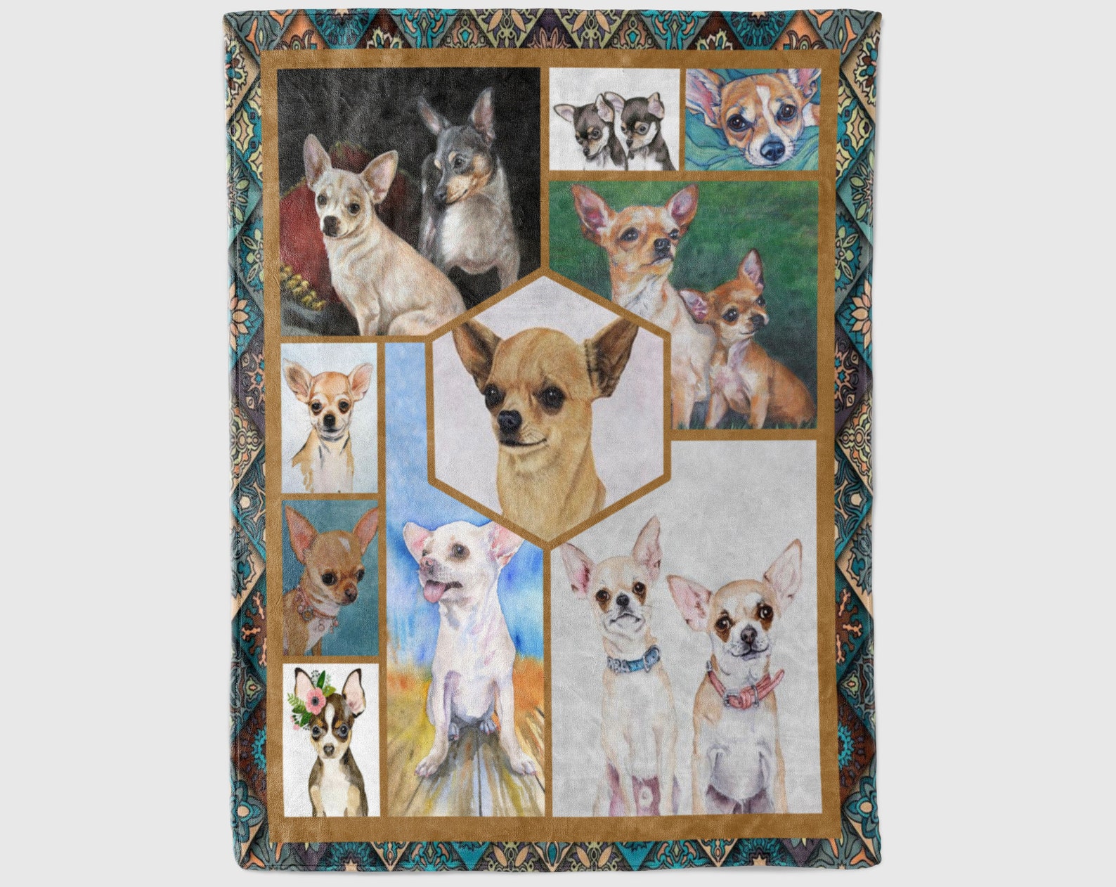 Chihuahua Blanket Chihuahua Mom Dog Lover Gift For Women Etsy