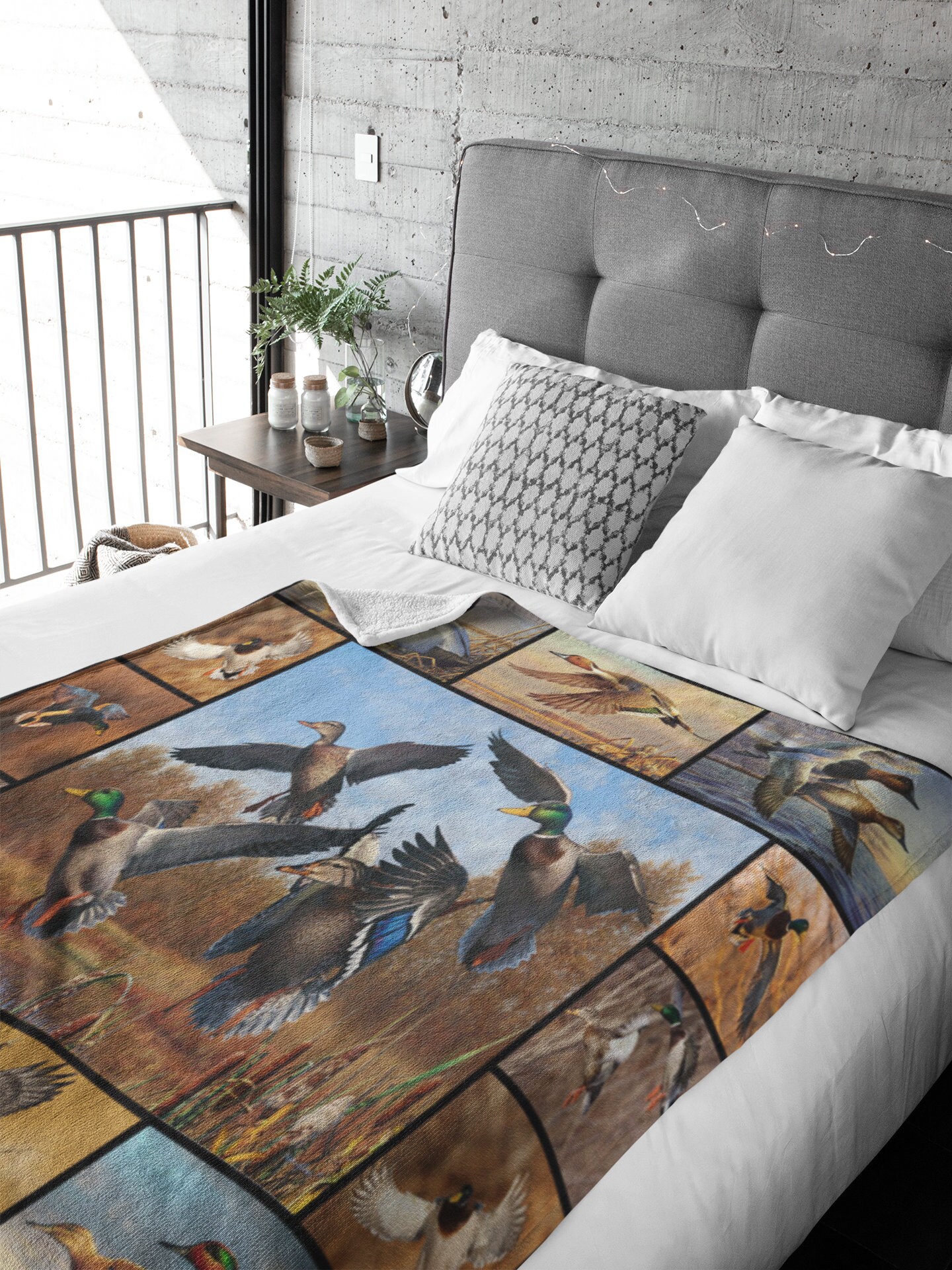 Hunter Blanket Duck Hunting Gifts For Men Duck Hunting Etsy