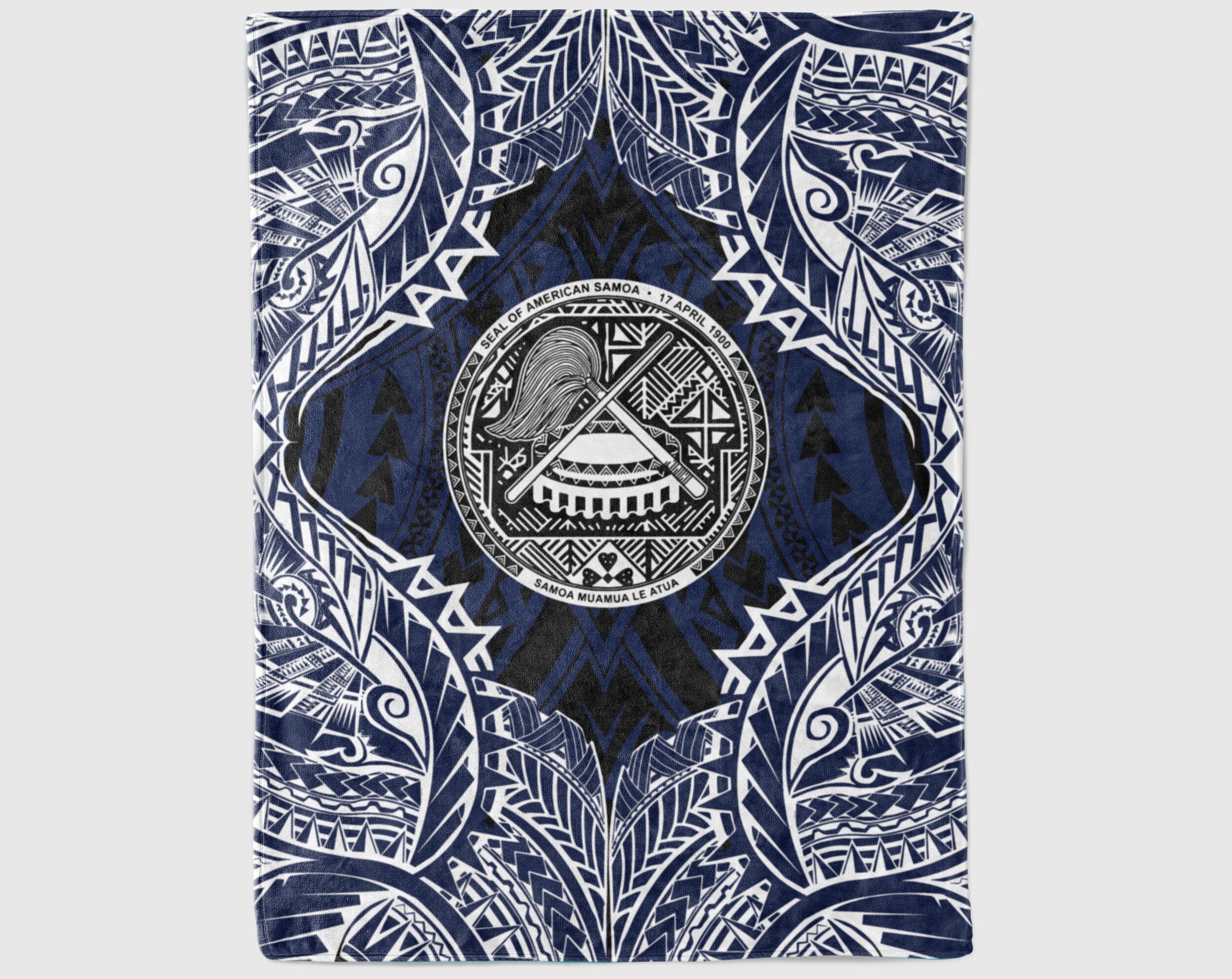 Samoan Blanket Seal Of American Samoa Blanket Samoan Gifts Etsy