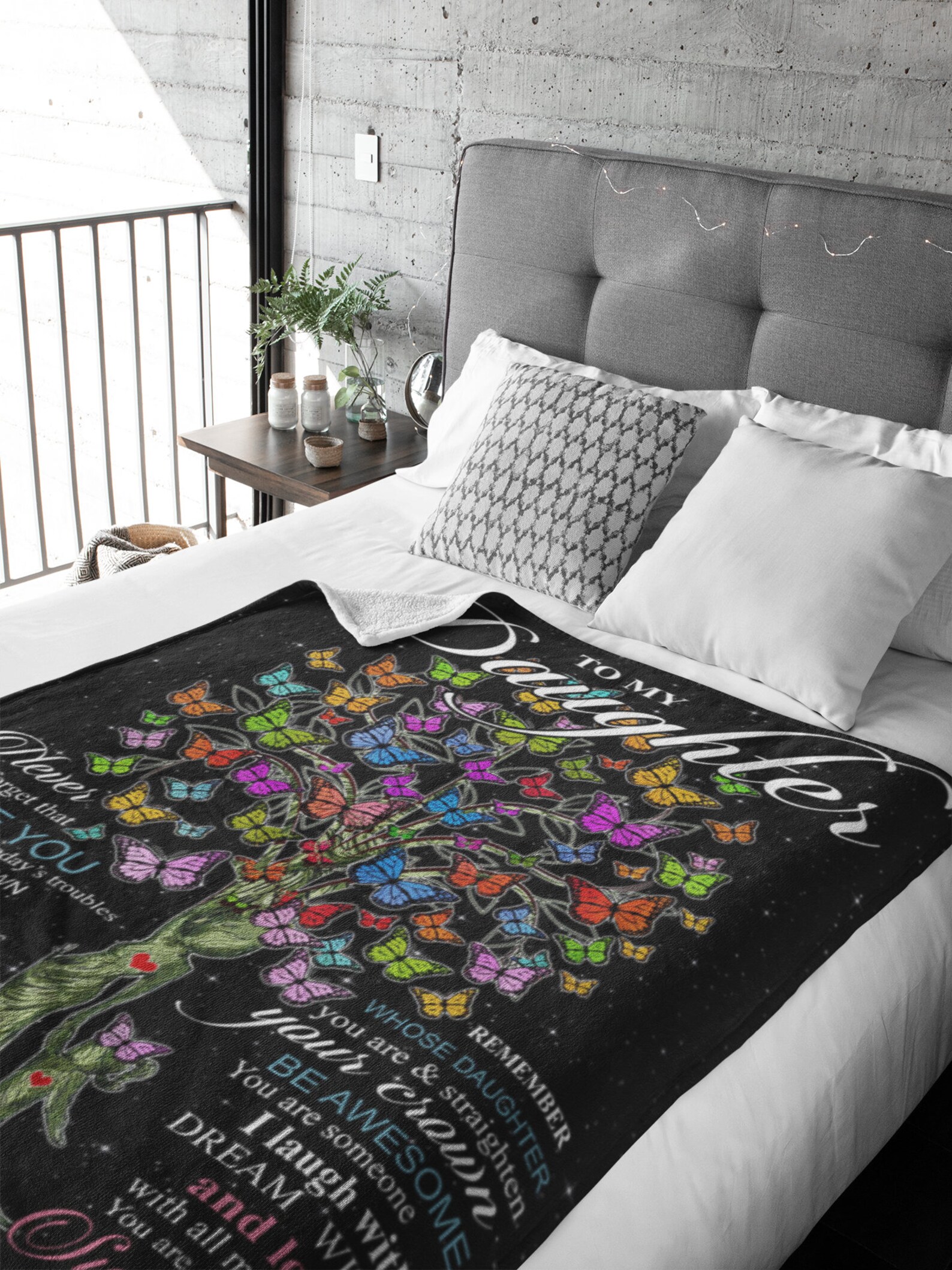 Personalized Daughter Blanket To My Daughter Blanket Etsy