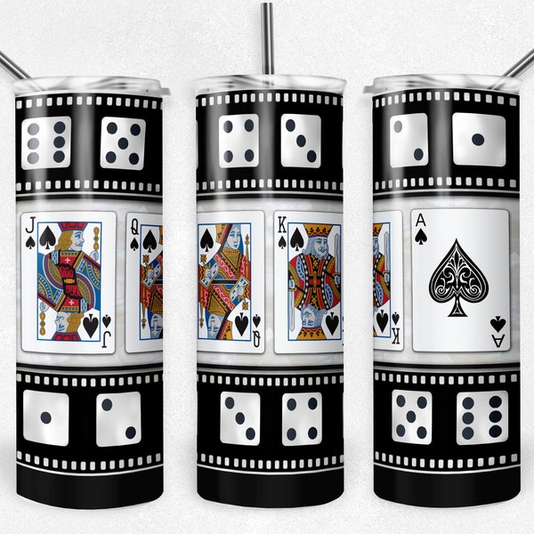 Ace of Spade Tumbler Etsy