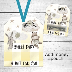 Gift card cash holder Neutral Baby design instant download digital designs for Sublimation fits www.PSCreation.org gift card money card