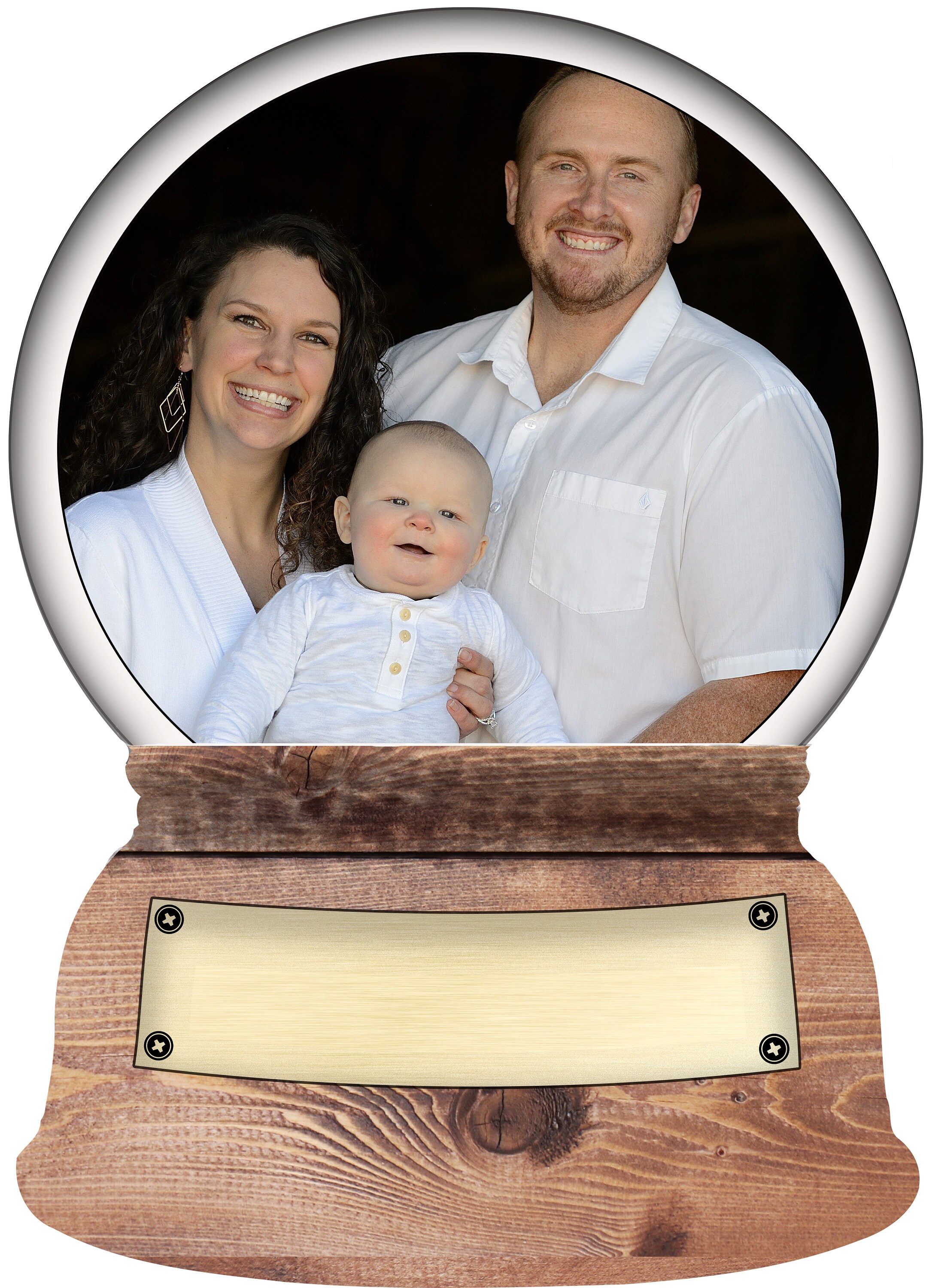 Custom Photo Keychain Plaque - Customize Keychain with Photo and/or Message  - Perfect gift for Holiday, Birthday, Anniversary, Couple Gift