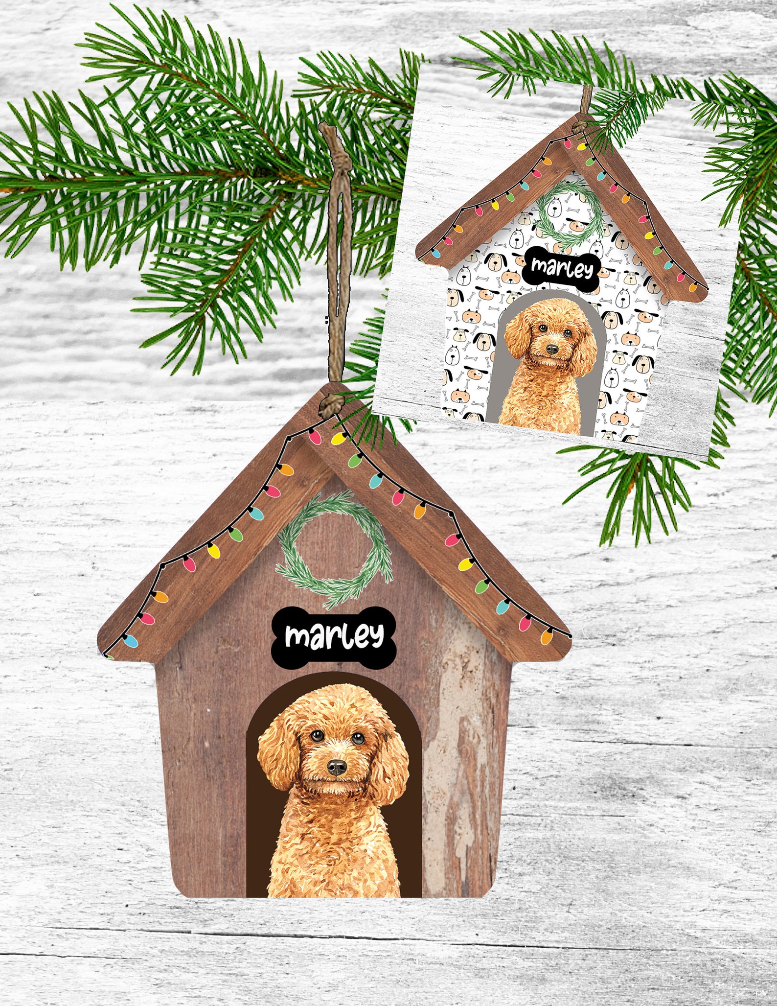 3 Design Options Wooden Dog House With Transparent Frame for Etsy