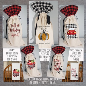regali dando disegni borsa, ottimo per gli asciugamani troppo!  Sublimazione di design digitale per borse regalo, asciugamani tutti i tessuti bundle