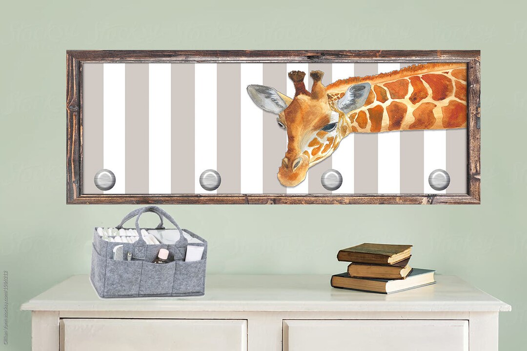 Rectangle Giraffe Cute Giraffe Rectangle Decor - Will Work Also on Shape With Holes for ...
