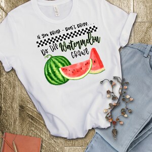 Watermelon Crawl with added elements  - comes with 4 options instant download Digital Design Sublimation great for T Shirts, towels etc.
