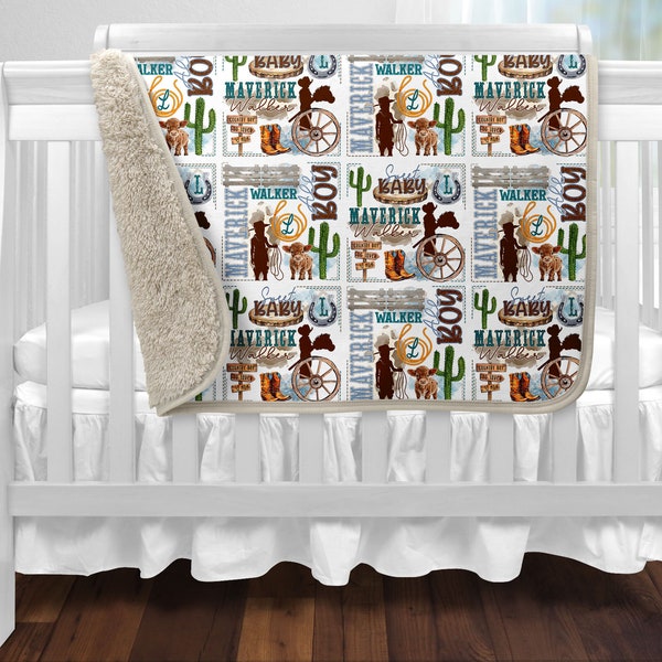 2 designs Western Cow Boy square baby design add name 1 square or many for all over design instant download digital design for sublimation