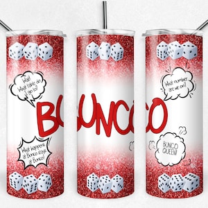 Bunco Combinations Dice this is how we roll comes with 2 different options instant download digital design for sublimation 20 oz skinny