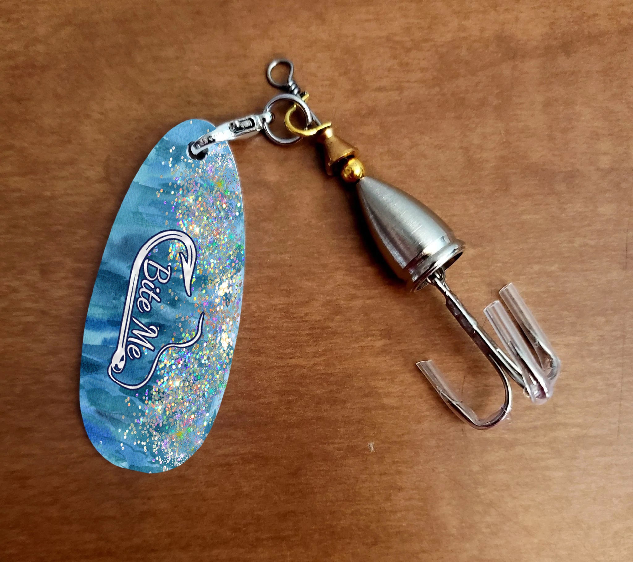 3 Funny Fishing Lure Designs Bite Me Instant Download Digital Etsy
