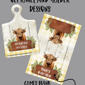 Koop een snijplank, een handdoekontwerp, personaliseer het bord, direct download, digitaal ontwerp, sublimatie, past op de snijplank van Apareciumdesignco.com