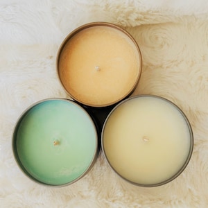 Essential oil soy wax candles, non-toxic, eco-friendly, burn cleaner, 100% natural, vegan. Birthday, holidays, everyday use, hand poured
