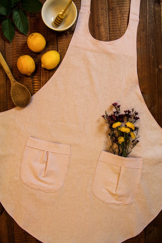 Linen Lilac Cecil Apron - Etsy