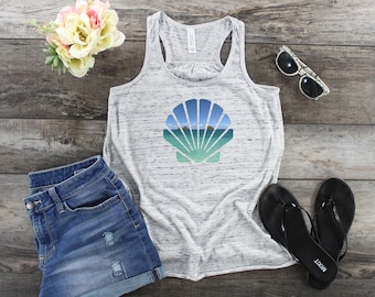 Mokulua Island Shirt - Hawaii Tank Top - Seashell Shirt - Mokes Tank Top - Twin Islands Tank Top - Oahu Tank Top - Hawaii Shirt - Aloha