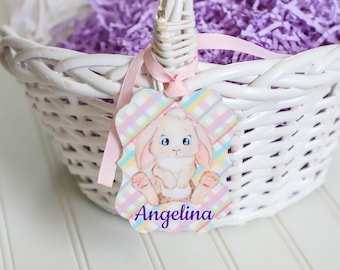 Easter Basket Tag - Personalized Easter Basket Tag - Easter Bunny Tag - Tag For Easter Basket - Personalized Easter Basket Tag
