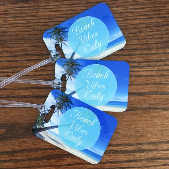 beach luggage tags
