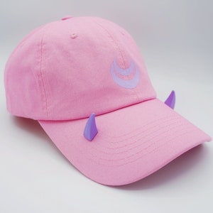 Sekai Oni Horned Dad Hat (Pink Edition)