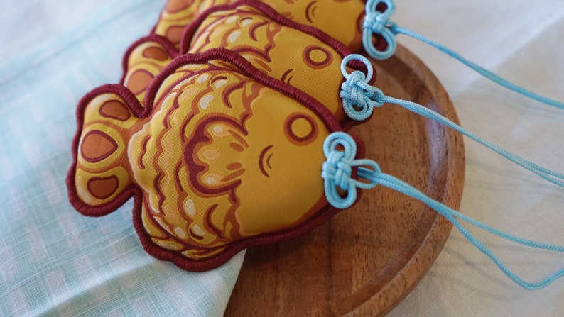 Glück Taiyaki Omamori | Geschenk für Familie und Freunde Bild 3