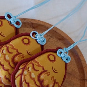 Glück Taiyaki Omamori | Geschenk für Familie und Freunde Bild 5