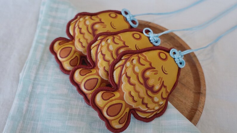 Glück Taiyaki Omamori | Geschenk für Familie und Freunde Bild 4