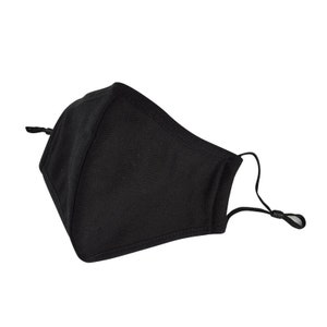 Three layered Cotton Face Mask with Nose Wire, Filters, and Multiple Color options