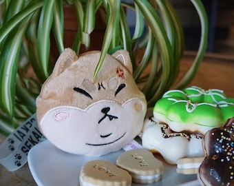 Brelok do kluczy z pluszową portmonetką Shiiba Inu – zawieszka do torebki Kawaii Dog