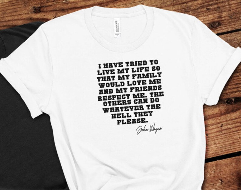 lil wayne and john wayne t shirt