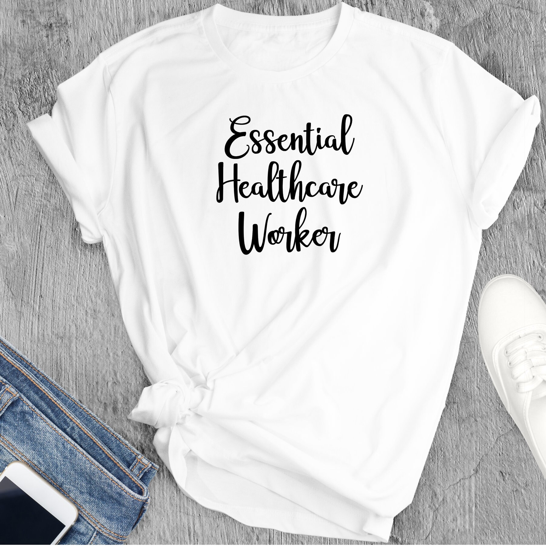 Essential Healthcare Worker TShirt The Government Says I am Etsy