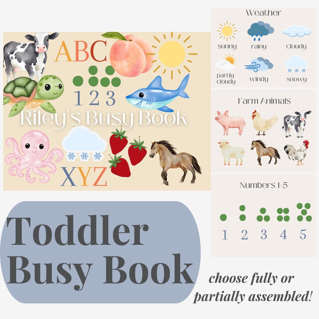 Busy Book for Toddlers, Learning Activities for Toddlers, How to Keep