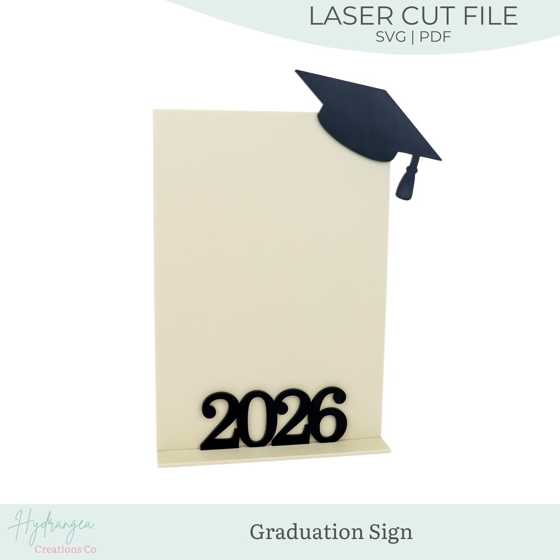 Graduation Class of 2026 Sign Template SVG Signage | Grad Party Sign ...
