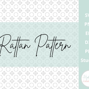 Rattan Cane SVG Pattern Cut File Wicker Weave Template Printable PNG DXF Cricut