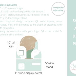 Square Reader Dock Laser File | Market Craft Show Display | Scan to Pay ...