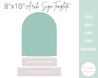 Arch Sign SVG Signature Drink Sign, Acrylic Bar Menu, Wedding Arch Table Numbers, Social Media QR Code Payment Sign Glowforge Laser Cut File