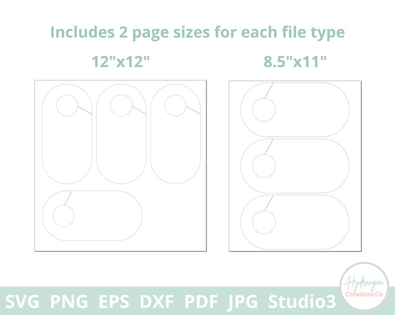 Closet Divider Template SVG Baby Clothes Divider Blank Etsy Ireland