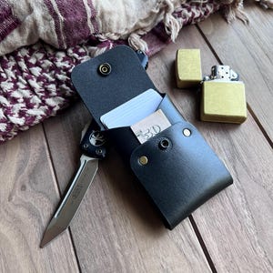 Dune, Hecho a mano, Cartera de cuero, Para uso diario, Artículos de cuero, Cuero sin costuras, Regalo de cumpleaños, Regalo para el Día del Padre, Artículos para actividades al aire libre