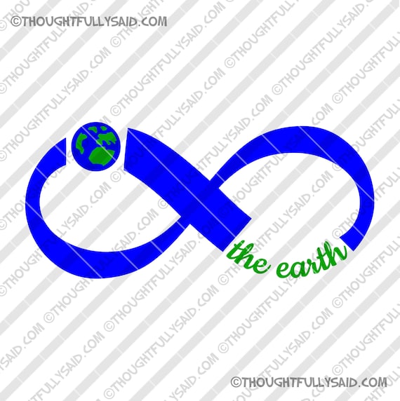 The Earth Infinity Svg Cut Files Design Dxf Png Eps Vector For Etsy