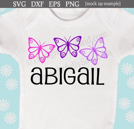 Download Butterfly Svg Cutting File Design Kids Name Svg Dxf Eps Etsy