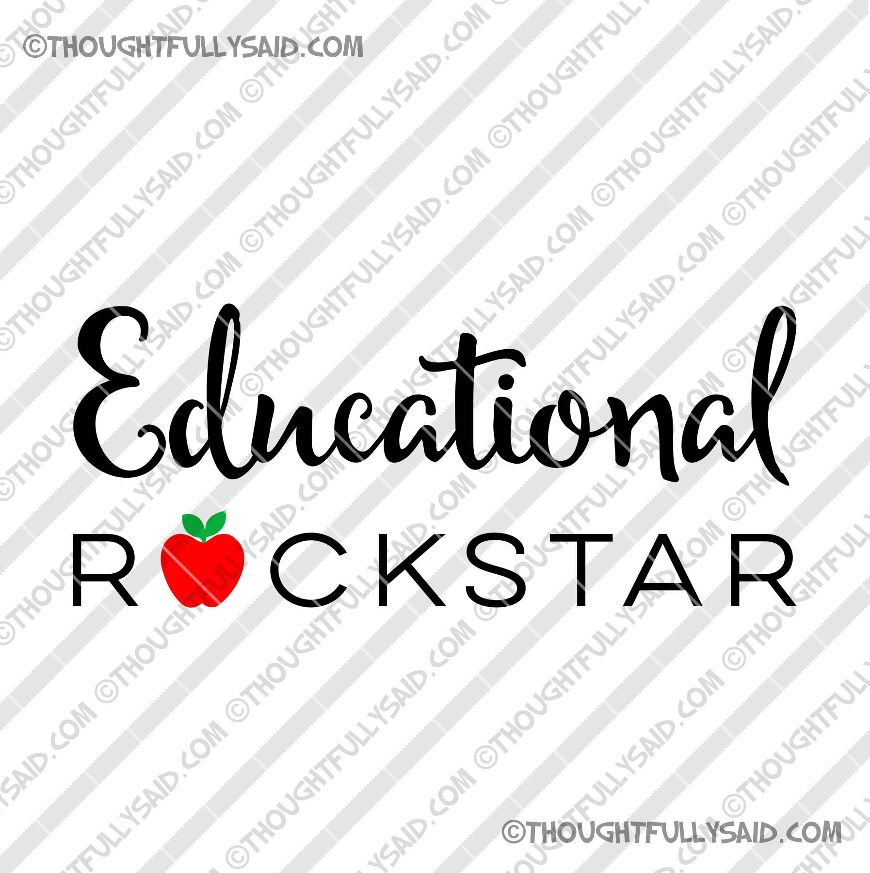 Educational ROCKSTAR Svg Dxf Eps Png Design Files for - Etsy