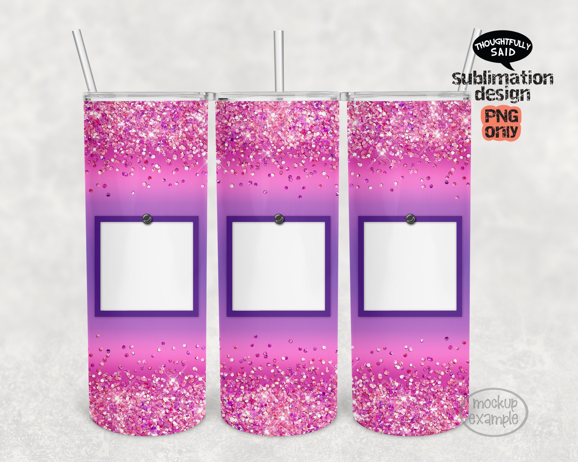3D Puff L.V. Pink Tumbler Wrap - Sublimation Transfer – Classy Crafts