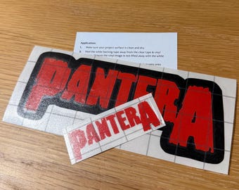 Pantera Premium Permanent Vinyl Label