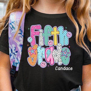 1st Grade Shirt, Back to School Tee, First Day of School Shirt, Kids 1st Grade Outfit, Teacher Gift Shirt, Colorful