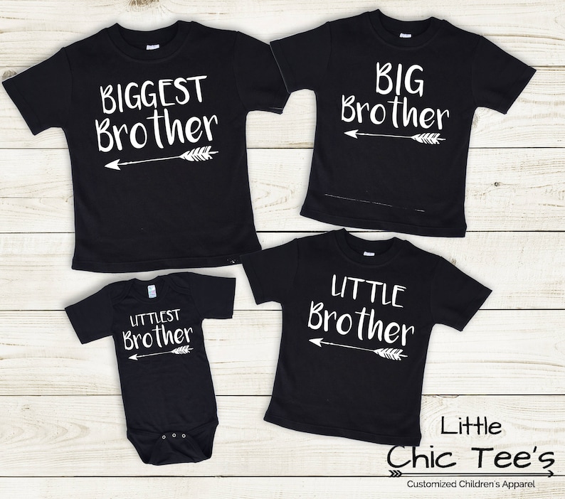 Shirts for 4 Brothers Matching Brother Shirts 4 Sibling Etsy