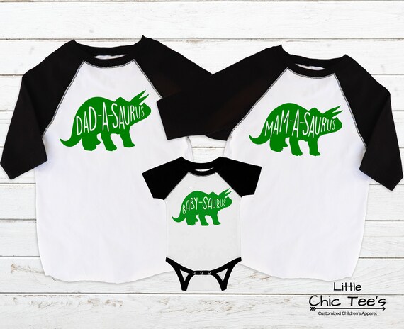 Family Dinosaur Shirts Mom Dinosaur Dad 